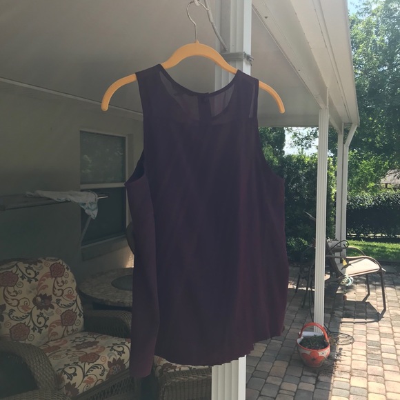 American Eagle Pleated Embroidered Tank Top - Picture 4 of 7